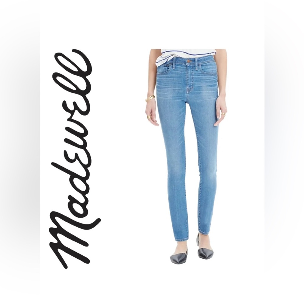 Madewell 10" High Riser Skinny Jeans in Rosedale Wash E9690 Size 30